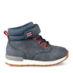 Bottines Montante MARINE Garçon Motif Uni Scratch