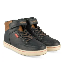 Bottines Montante MARINE Garçon Motif Uni Scratch