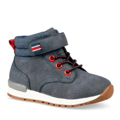 Bottines Montante MARINE Garçon Motif Uni Scratch