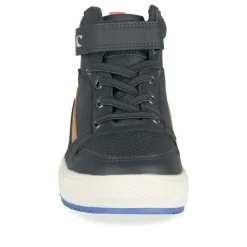 Bottines Montante MARINE Garçon Motif Uni Scratch