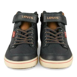 Bottines Montante MARINE Garçon Motif Uni Scratch