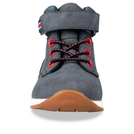 Bottines Montante MARINE Garçon Motif Uni Scratch