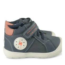 Bottines Montante MARINE Garçon Motif Etoiles Scratch