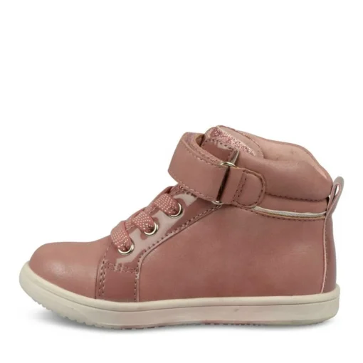 Bottines Montante ROSE Fille Lacets