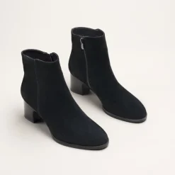 Bottines NOIR Femme CUIR Motif Uni Fermeture éclair
