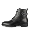 Bottines NOIR Femme CUIR Motif Uni A Enfiler