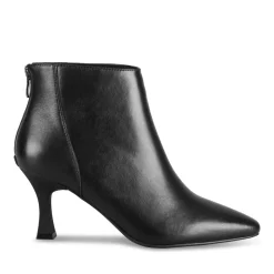 Bottines NOIR Femme CUIR Motif Uni Fermeture éclair