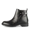 Bottines NOIR Femme CUIR Motif Uni Fermeture éclair