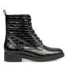 Bottines NOIR Femme CUIR Fermeture éclair