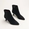 Bottines NOIR Femme CUIR Motif Uni Fermeture éclair