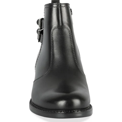 Bottines NOIR Femme CUIR Motif Uni Fermeture éclair