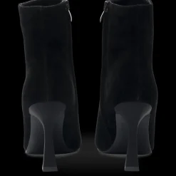 Bottines NOIR Femme CUIR Motif Uni Fermeture éclair