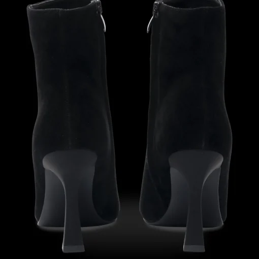 Bottines NOIR Femme CUIR Motif Uni Fermeture éclair