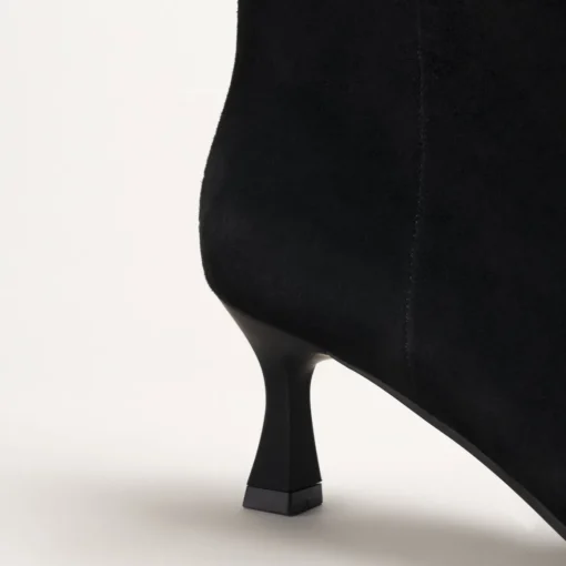 Bottines NOIR Femme CUIR Motif Uni Fermeture éclair