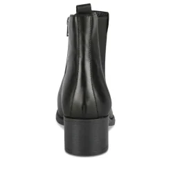 Bottines NOIR Femme CUIR Motif Uni Fermeture éclair