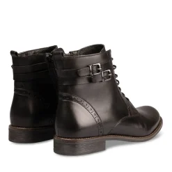 Bottines NOIR Femme CUIR Fermeture éclair