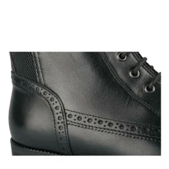 Bottines NOIR Femme CUIR Motif Uni Fermeture éclair