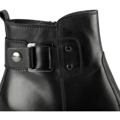 Bottines NOIR Femme CUIR Motif Uni Fermeture éclair