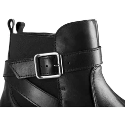 Bottines NOIR Femme CUIR Motif Uni Fermeture éclair