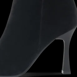 Bottines NOIR Femme CUIR Motif Uni Fermeture éclair