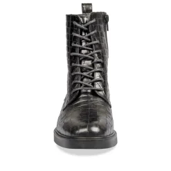 Bottines NOIR Femme CUIR Fermeture éclair