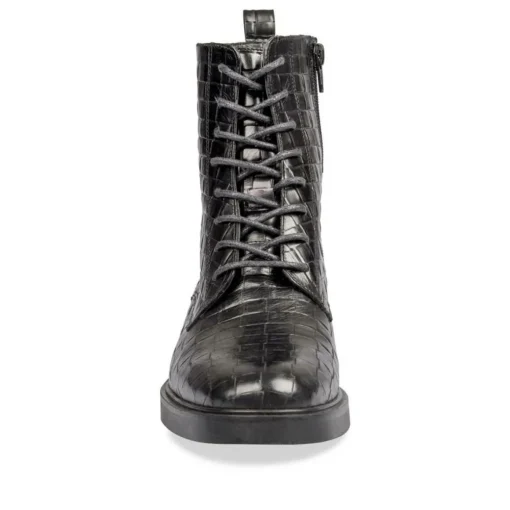 Bottines NOIR Femme CUIR Fermeture éclair