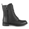 Bottines NOIR Femme Motif Uni Fermeture éclair
