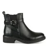 Bottines NOIR Femme Motif Uni Fermeture éclair