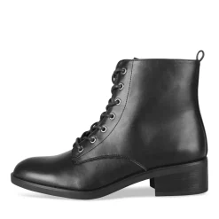 Bottines NOIR Femme Motif Uni Fermeture éclair