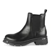 Bottines NOIR Femme Motif Uni A Enfiler