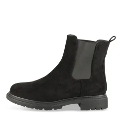 Bottines NOIR Femme Motif Uni A Enfiler
