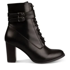 Bottines NOIR Femme Motif Uni Fermeture éclair