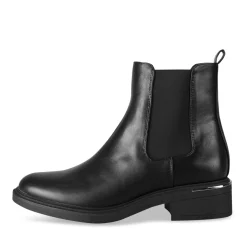 Bottines NOIR Femme Motif Uni A Enfiler
