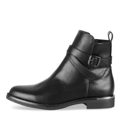Bottines NOIR Femme Motif Uni Fermeture éclair