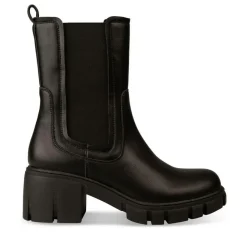 Bottines NOIR Femme Motif Uni A Enfiler