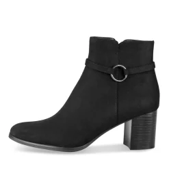 Bottines NOIR Femme Motif Uni Fermeture éclair