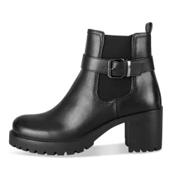 Bottines NOIR Femme Motif Uni Fermeture éclair