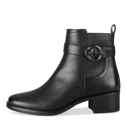 Bottines NOIR Femme Motif Uni Fermeture éclair