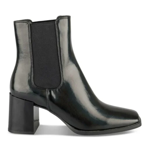 Bottines NOIR Femme Motif Iridescent Elastique