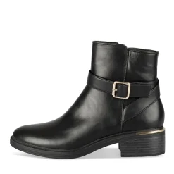 Bottines NOIR Femme Motif Uni Fermeture éclair
