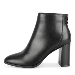 Bottines NOIR Femme Motif Uni A Enfiler