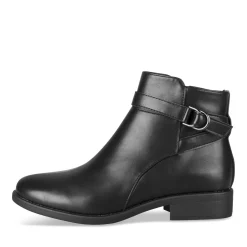 Bottines NOIR Femme Motif Uni Fermeture éclair