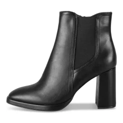 Bottines NOIR Femme Motif Uni Fermeture éclair