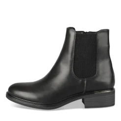 Bottines NOIR Femme Motif Uni A Enfiler