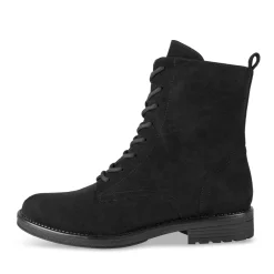 Bottines NOIR Femme Motif Uni Lacets