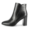 Bottines NOIR Femme Motif Uni A Enfiler