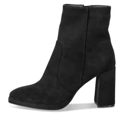 Bottines NOIR Femme Motif Uni Fermeture éclair