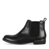 Bottines NOIR Femme Motif Uni A Enfiler