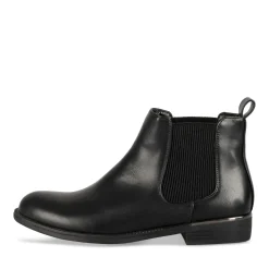 Bottines NOIR Femme Motif Uni A Enfiler