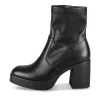 Bottines NOIR Femme Motif Uni Fermeture éclair